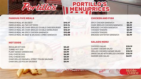 portillos catering prices|portillo's menu with prices 2024.